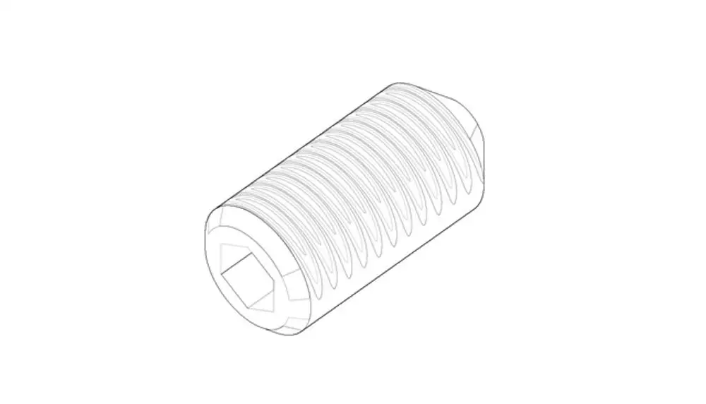 DORNBRACHT Befestigung Gewindestift ERSATZTEILE 093111081 M3 x 6 mm, 09311108190 Galeriebild 1